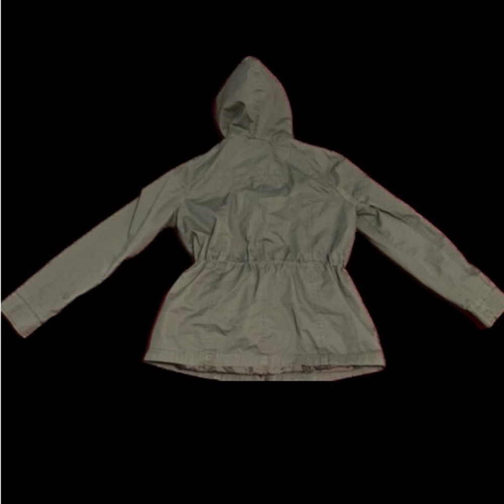 Juniors size large army green coat